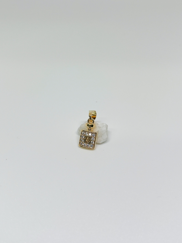 DIJE BOTELLA CIRCON BLANCO