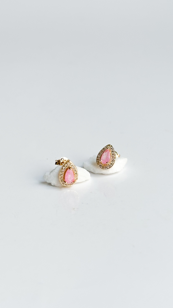 TOPO GOTA ENCAJE ROSADO