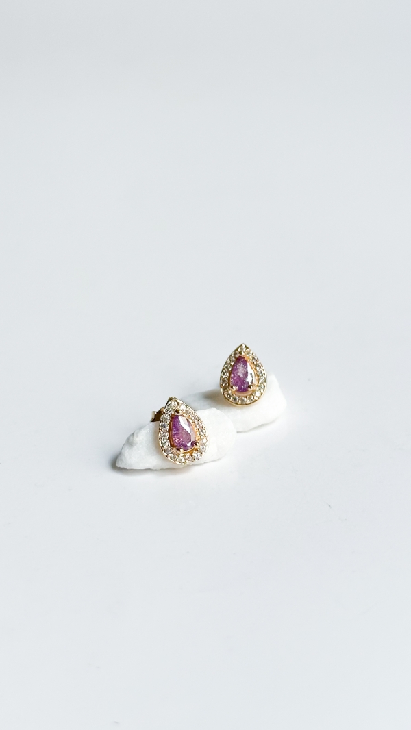 TOPO GOTA ENCAJE MORADO