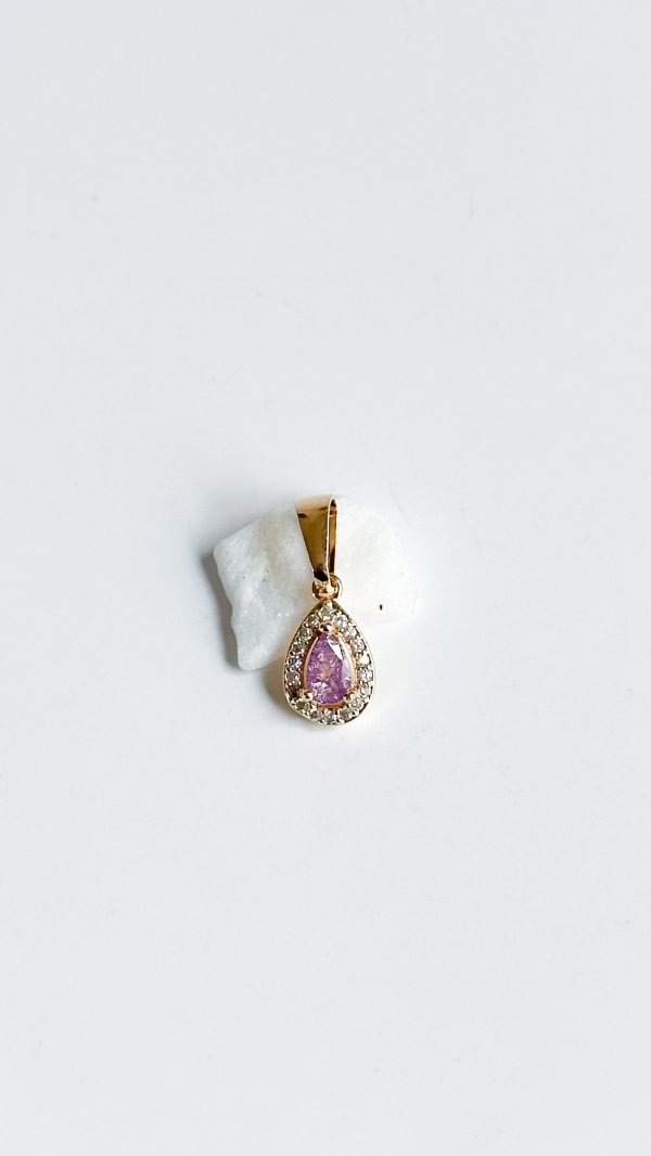 DIJE GOTA CIRCON MORADO