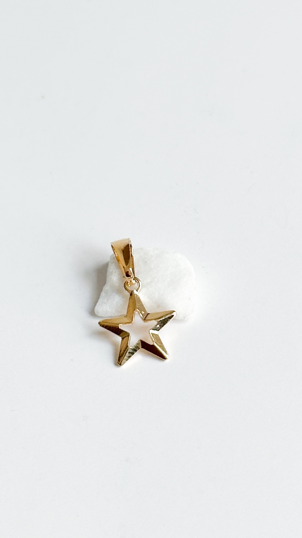 DIJE ESTRELLA SILUETA